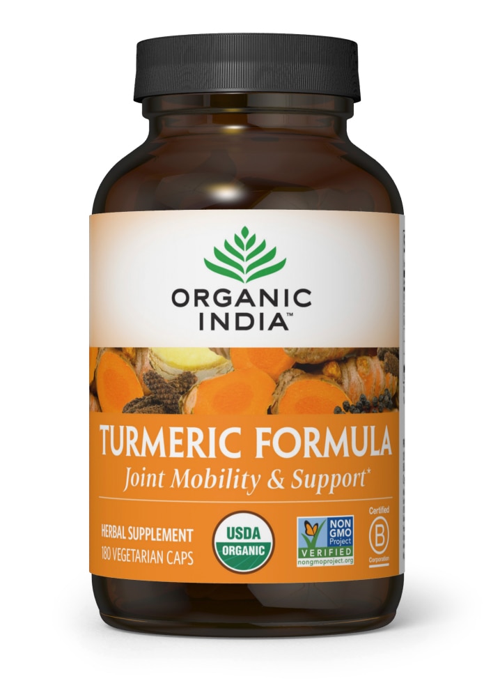 Turmeric Formula -- 180 Vegetarian Caps Organic India