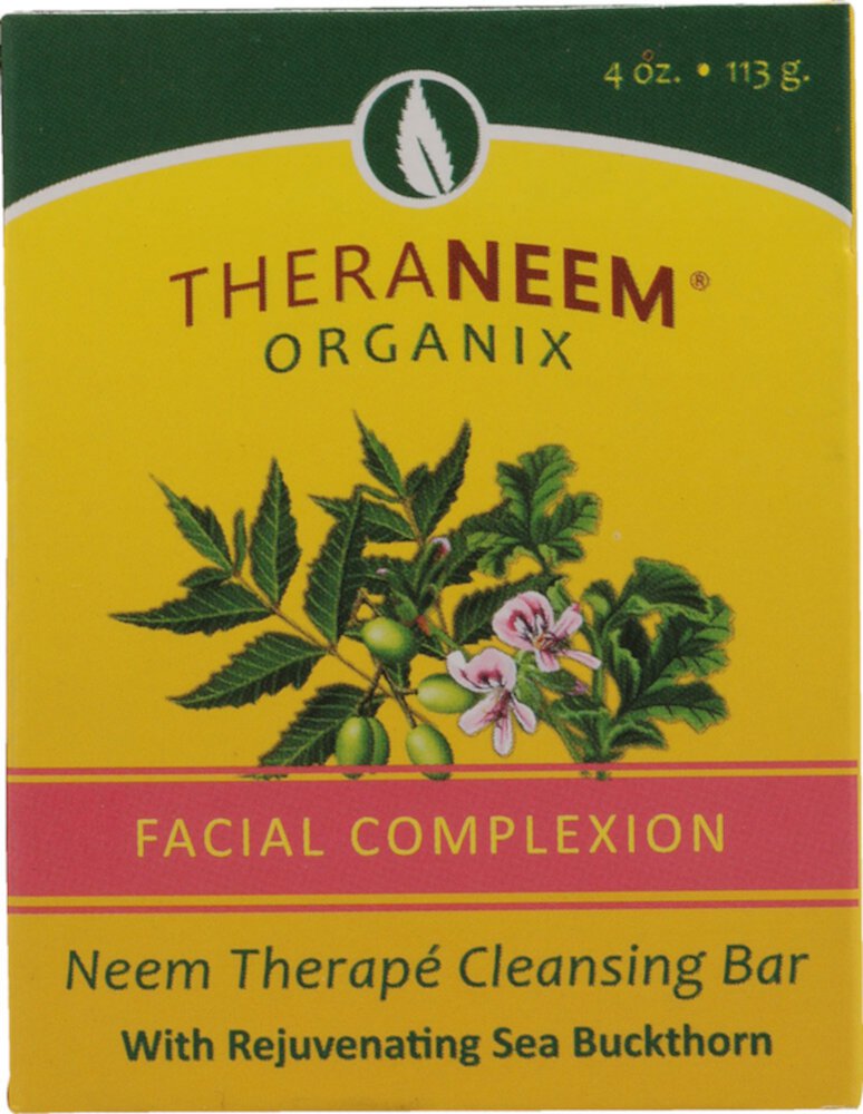Очищающее мыло Therape для лица с омолаживающей облепихой, 4 унции TheraNeem