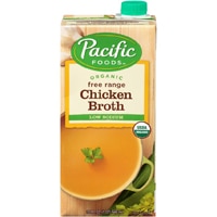 Organic Low Sodium Free Range Broth Chicken -- 32 oz (Унции) Pacific Foods