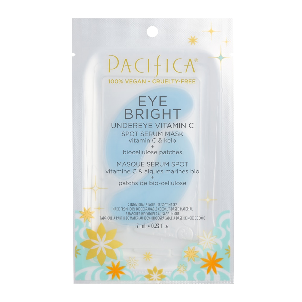 Pacifica Eye Bright Сыворотка-маска для кожи вокруг глаз с витамином С -- 0,23 жидких унций Pacifica