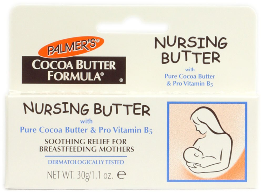 Крем для ухода за кожей Palmer's Cocoa Butter Formula с чистым маслом какао и провитамином B5 -- 1,1 унции Palmer's