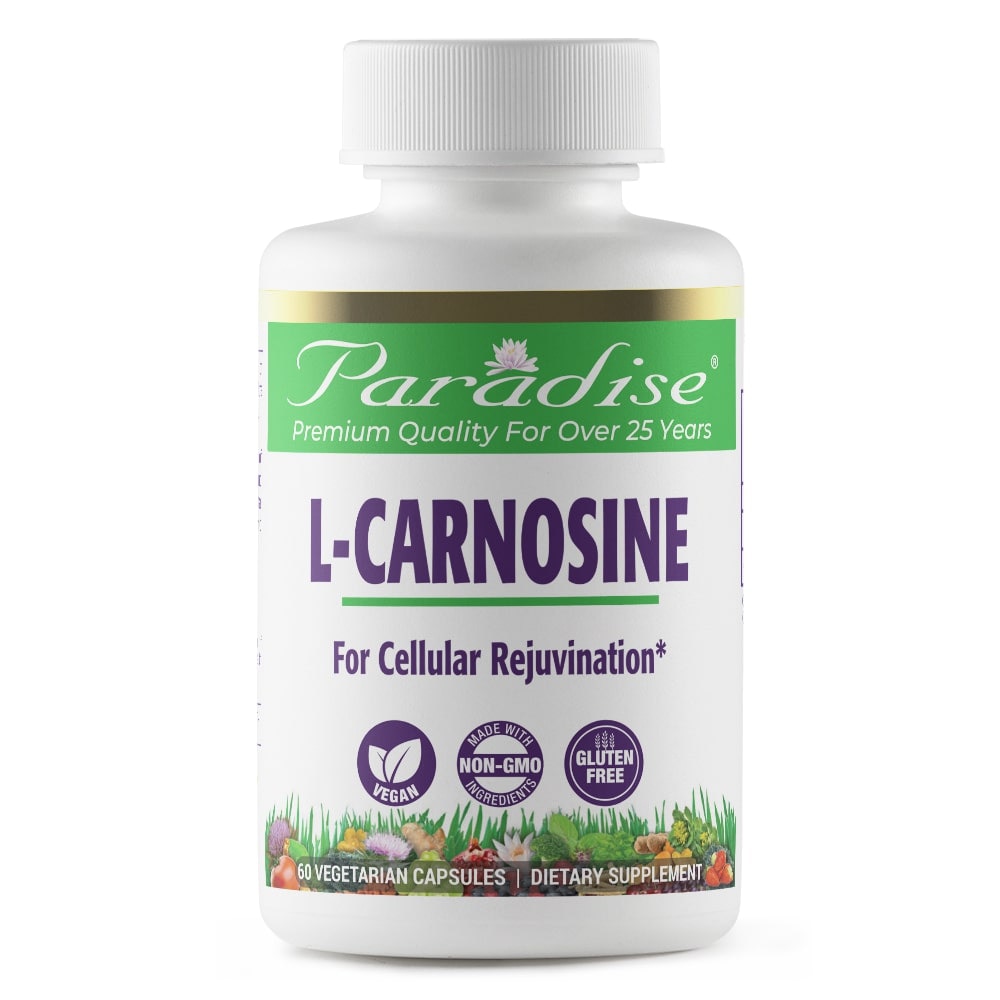 L-карнозин Paradise Herbs — 60 вегетарианских капсул Paradise Herbs