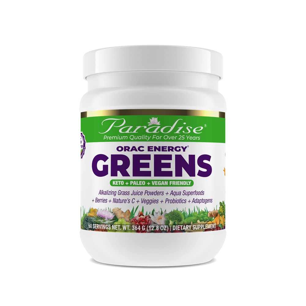 Orac Energy Greens -- 12.8 oz (Унции) Paradise Herbs