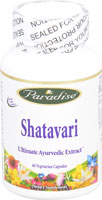 Shatavari -- 60 Vegetarian Capsules (Вегетарианские капсулы) Paradise Herbs