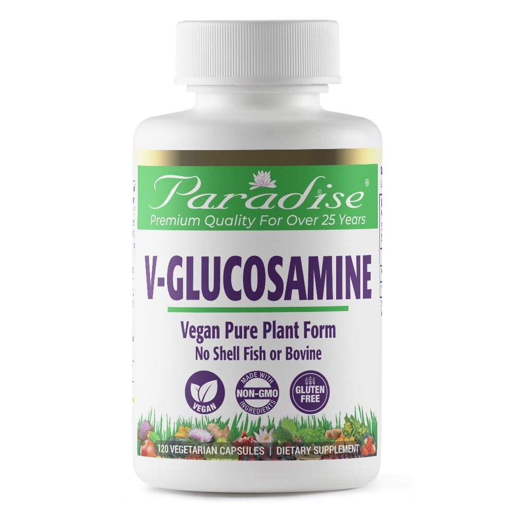 V-Glucosamine -- 750 mg - 120 Vegetable Capsules (Растительные капсулы) Paradise Herbs