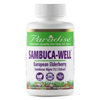 Sambuca-Well™ European Elderberry -- 60 Vegetarian Capsules (Вегетарианские капсулы) Paradise Herbs