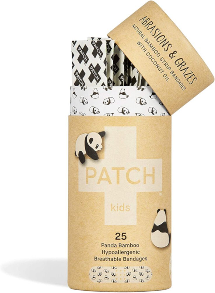 Бамбуковые бинты для детей с кокосовым маслом — 25 бинтов Patch
