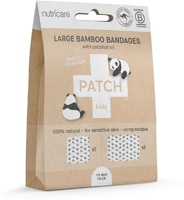 Большие бамбуковые бинты для детей с кокосовым маслом — смешанная упаковка — 10 бинтов Patch