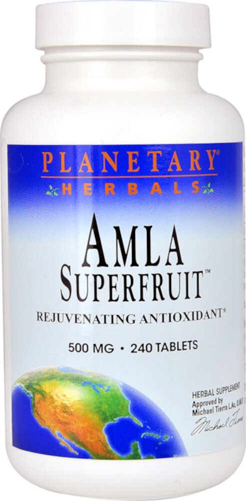 Amla Superfruit™ -- 500 mg - 240 Tablets (Таблетки) Planetary Herbals