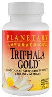 Planetary Herbals Ayurvedic® Triphala Gold™ — 1000 мг — 60 таблеток Planetary Herbals