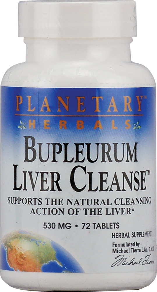 Bupleurum Liver Cleanse™ -- 545 mg - 72 Tablets (Таблетки) Planetary Herbals