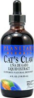 Cat's Claw -- 4 fl oz (Жидкие унции) Planetary Herbals