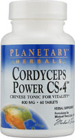 Planetary Herbals Cordyceps Power CS-4™ — 800 мг — 60 таблеток Planetary Herbals