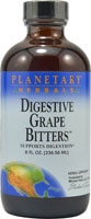 Digestive Grape Bitters™ -- 8 fl oz (Жидкие унции) Planetary Herbals