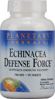 Planetary Herbals Echinacea Defense Force™ — 784 мг — 90 таблеток Planetary Herbals
