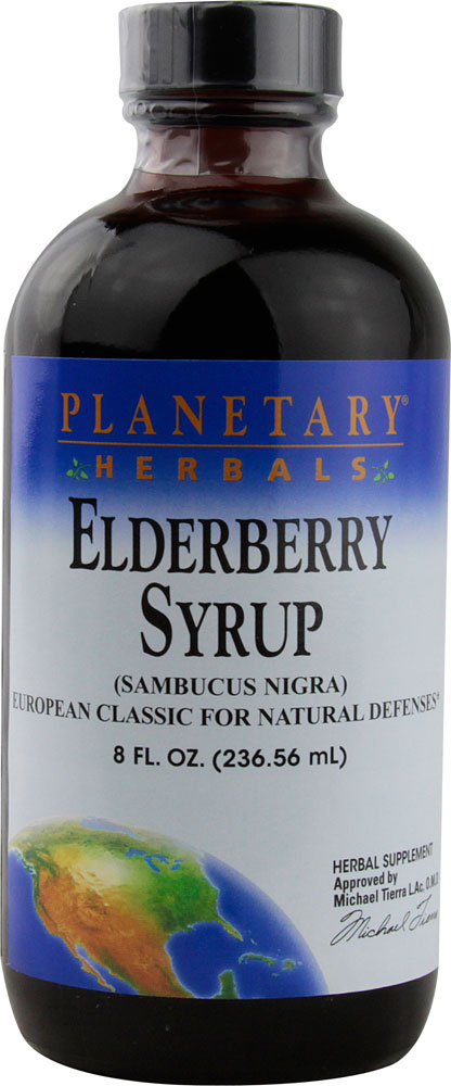 Elderberry Syrup -- 8 fl oz (Жидкие унции) Planetary Herbals