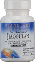 Planetary Herbals Full Spectrum™ Jiaogulan — 375 мг — 60 таблеток Planetary Herbals