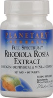 Экстракт родиолы розовой Full Spectrum™ — 327 мг — 60 таблеток Planetary Herbals