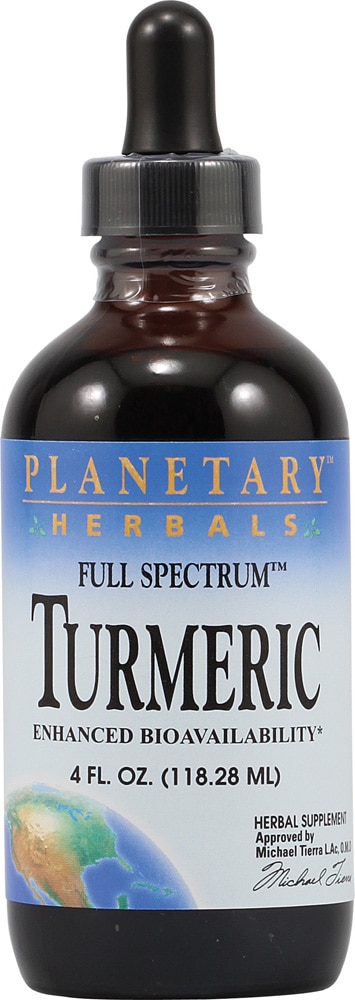 Full Spectrum™ Turmeric -- 4 fl oz (Жидкие унции) Planetary Herbals