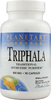 Planetary Herbals Triphala — 500 мг — 90 капсул Planetary Herbals