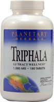 Planetary Herbals Triphala — 1000 мг — 180 таблеток Planetary Herbals