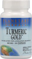 Planetary Herbals Turmeric Gold™ — 500 мг — 30 капсул Planetary Herbals
