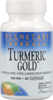 Planetary Herbals Turmeric Gold™ — 500 мг — 60 капсул Planetary Herbals
