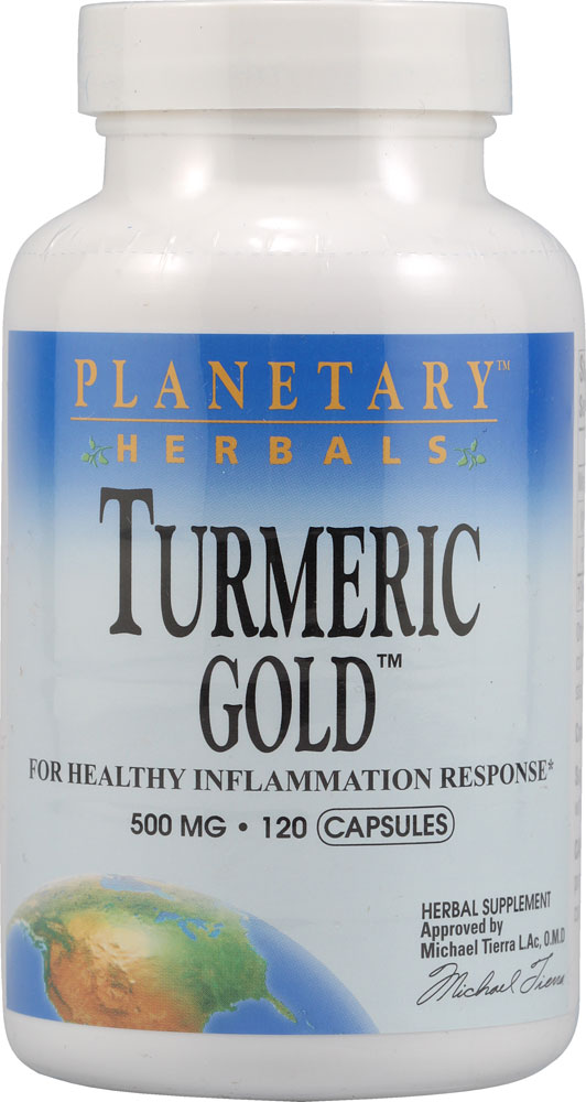 Turmeric Gold™ -- 500 mg - 120 Capsules (Капсулы) Planetary Herbals