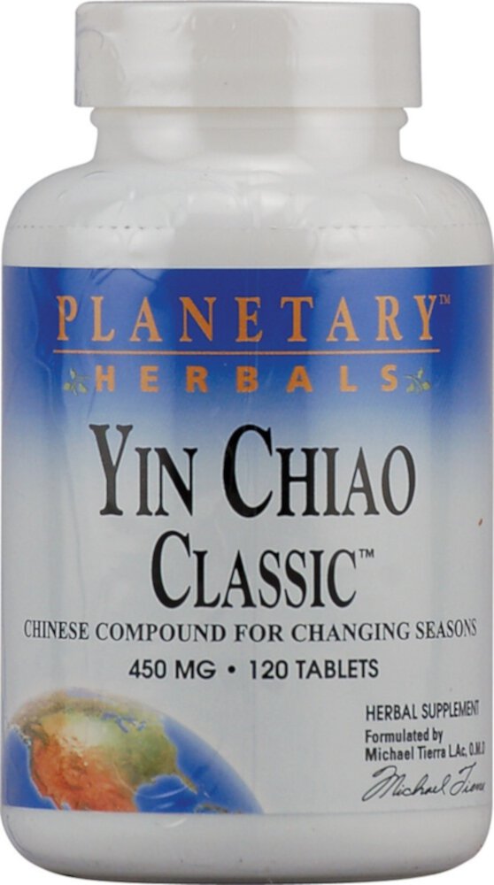 Инь Цзяо Классик™, 450 мг, 120 таблеток Planetary Herbals