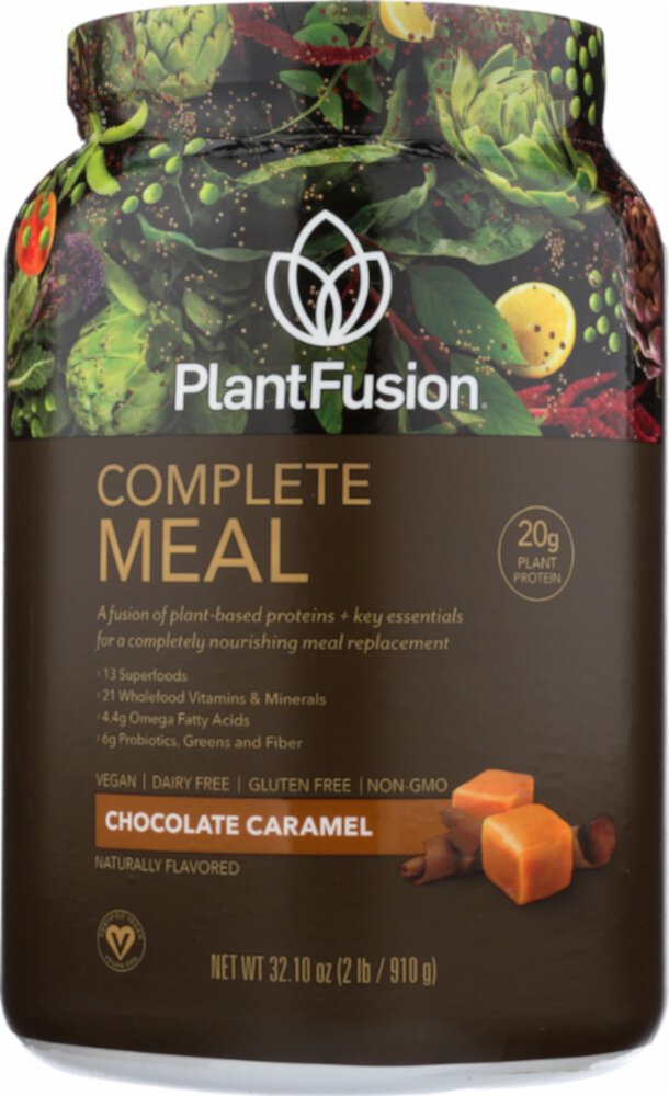 Complete Meal Shake Chocolate Caramel -- 32.1 oz (Унции) PlantFusion