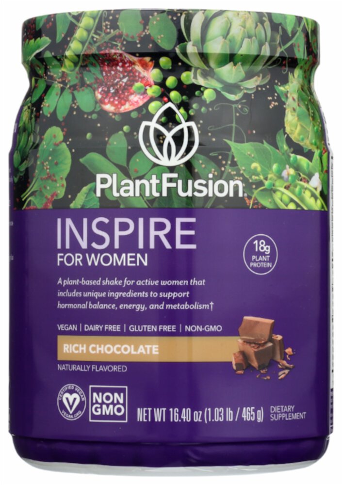 PlantFusion Inspire for Women Rich Chocolate -- 16,4 унции PlantFusion