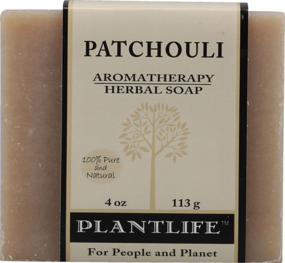 Herbal Bar Soap - Patchouli -- 4 oz Plantlife