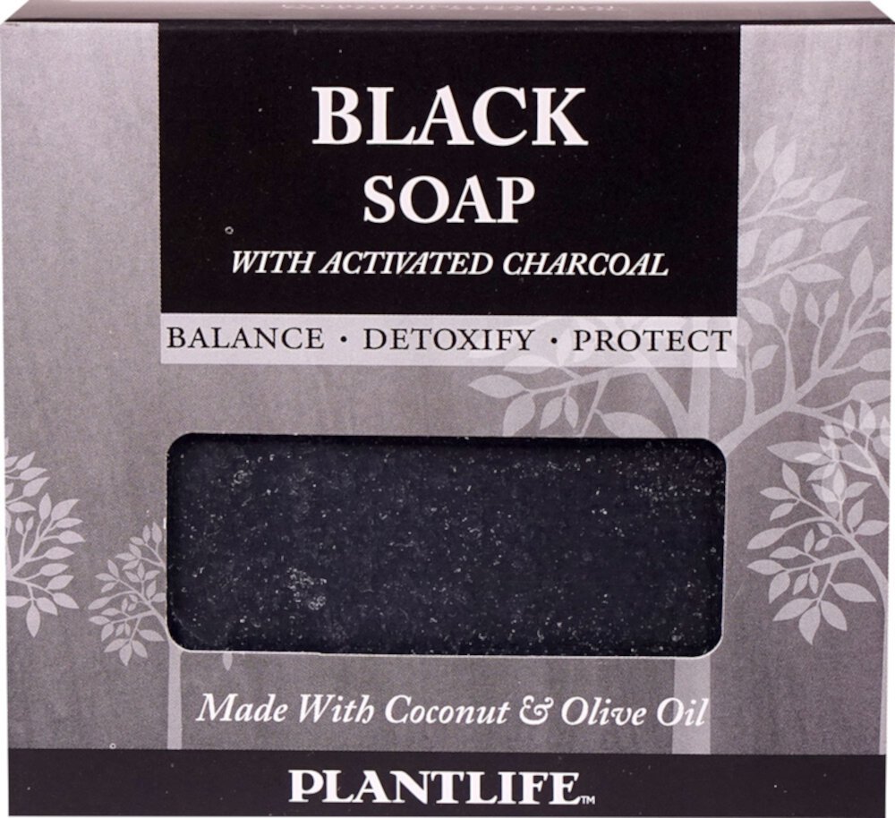 Herbal Bar Soap - Black -- 4.5 oz Plantlife