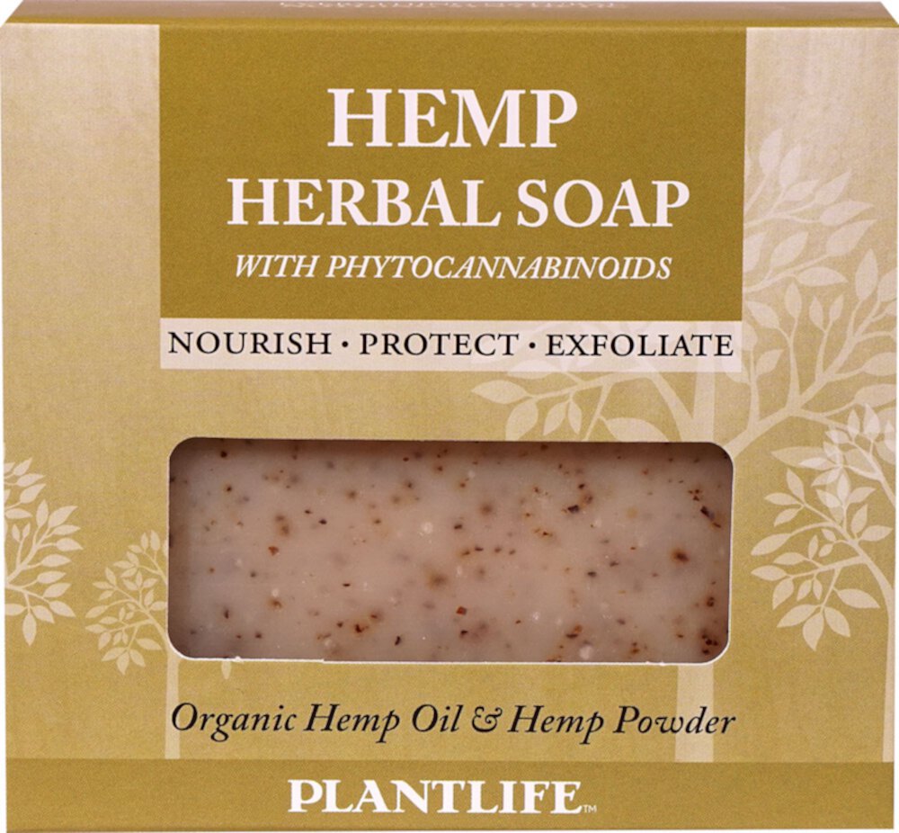 Herbal Bar Soap - Hemp -- 4.5 oz Plantlife