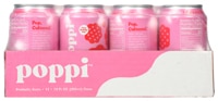 Poppi Prebiotic Soda Raspberry Rose — 12 жидких унций каждая / упаковка из 12 шт. Poppi