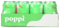 Poppi Prebiotic Soda Арбуз — 12 жидких унций каждый / упаковка из 12 штук Poppi