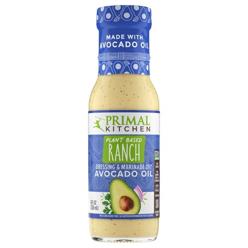 Primal Kitchen Dressing &amp; Маринад с маслом авокадо Палео Веган Ранч -- 8 жидких унций Primal Kitchen