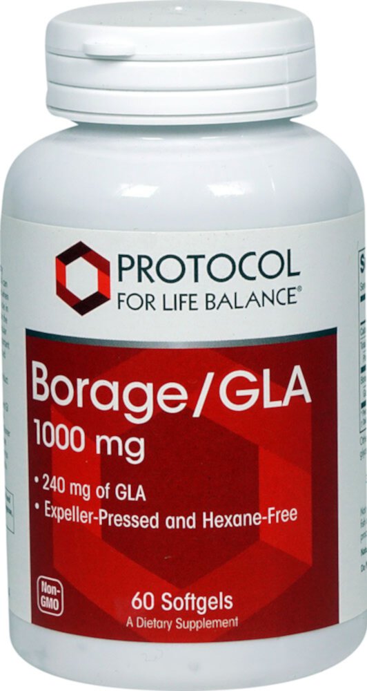 Огуречник-ГЛК -- 1000 мг -- 60 мягких капсул Protocol for Life Balance