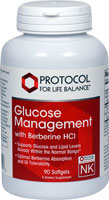 Управление уровнем глюкозы с помощью берберина гидрохлорида — 90 мягких желатиновых капсул Protocol for Life Balance