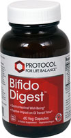 Bifido Digest™ -- 60 Veg Capsules (Вегетарианские капсулы) Protocol for Life Balance