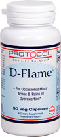 D-Flame™ -- 90 Veg Capsules (Вегетарианские капсулы) Protocol for Life Balance