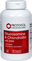 Glucosamine & Chondroitin with MSM -- 180 Capsules (Капсулы) Protocol for Life Balance