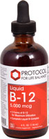 Liquid (Жидкость) B-12 -- 5000 mcg - 4 fl oz (Жидкие унции) Protocol for Life Balance