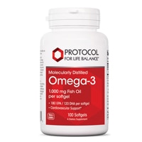 Omega-3 - 1000 мг - 100 мягких капсул - Protocol for Life Balance Protocol for Life Balance