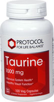 Таурин – 1000 мг – 100 растительных капсул Protocol for Life Balance