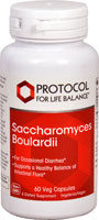 Saccharomyces Boulardii -- 60 Veg Capsules (Вегетарианские капсулы) Protocol for Life Balance