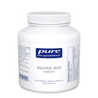 Pure Encapsulations Аскорбиновая кислота — 250 капсул Pure Encapsulations
