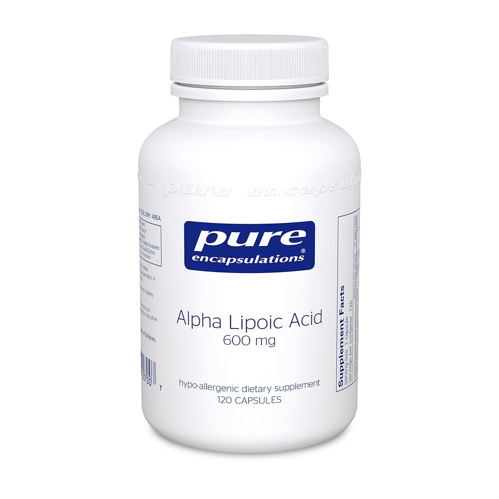 Pure Encapsulations Альфа-липоевая кислота — 600 мг — 120 капсул Pure Encapsulations