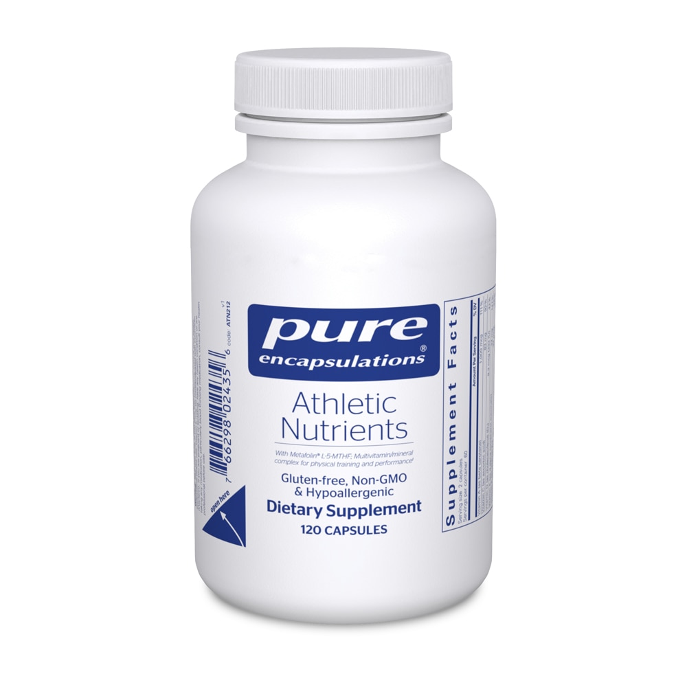 Pure Encapsulations Athletic Nutrients — 120 капсул Pure Encapsulations