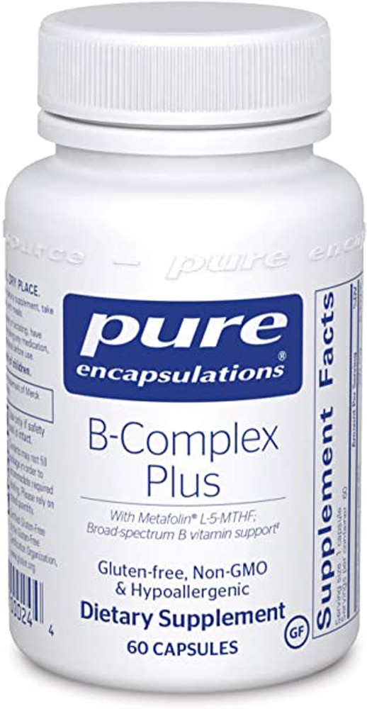 B-Complex Plus - Пищевая Добавка - 60 Капсул - Pure Encapsulations Pure Encapsulations
